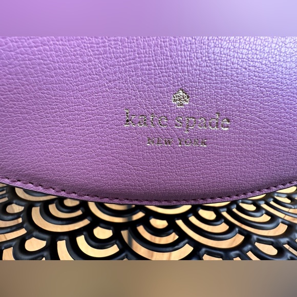 NWT! Kate ♠️ RARE!! SALE!!!!! Robyn Exotic Crossbody Saddle Bag - Picture 6 of 11